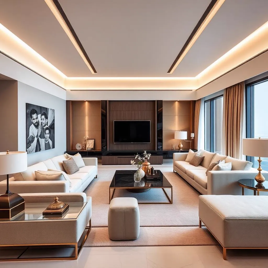 ديكور شقة سكنية عصرية